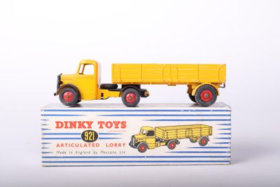 a toy truck that is sitting on top of a box
