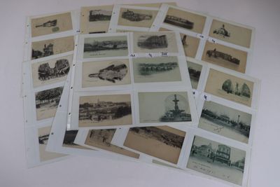 Limoges. Cartes Types Nuage.90 cartes ( 9 feuilles)