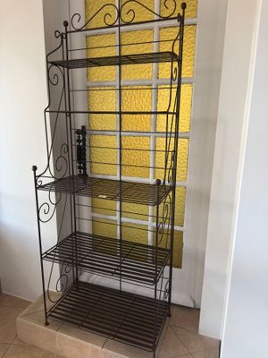 wrought iron baker ' s rack for sale in las cruces, ca