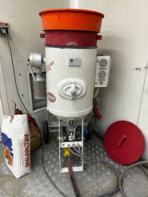 an image of a fire hydrant in a garage