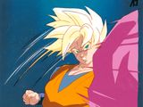 une image d'un tableau représentant Gohan, personnage de Dragon Ball