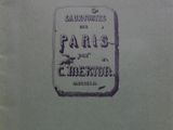 an old book with a picture of a sign on it
