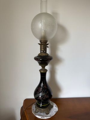 Lampe à pétrole électrifiée - Photo 1