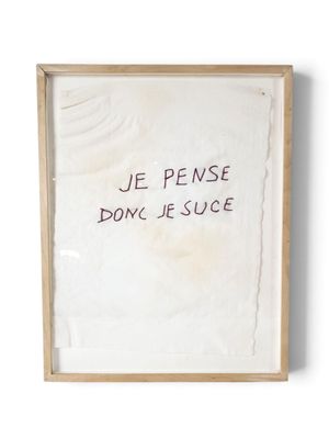 Je pense que je ne suis pas un tableau encadré