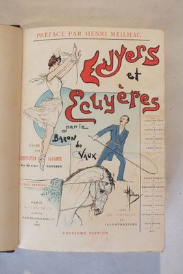 un vieux livre avec le dessin d'un homme et d'une femme