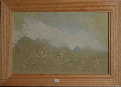 une photo d'une photo d'un tableau sur le mur
