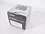 canon ef - s 28mm f / 8 usm lens box