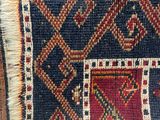 a close up of a bag with a pattern on it