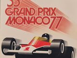 a poster for the grand prix monaco 1971
