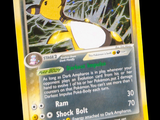 une carte sur laquelle figure l'image d'un personnage de Pokémon