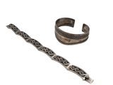 an image of a bracelet and a ring on a white background