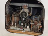 a metal box with a bunch of electrical equipment inside of it