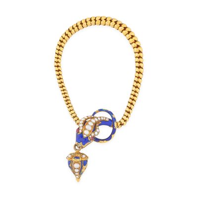 a close up of a necklace on a white background