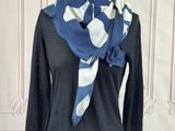 blue and white scarf on a mannequin mannequin mannequin mannequin mannequin mannequin mannequin mannequin manne