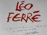 an image of a piece of paper with the words leo perre written on it