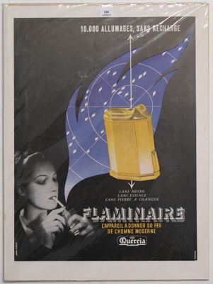 une vieille affiche de cinéma représentant une femme en train de fumer une cigarette devant une horloge