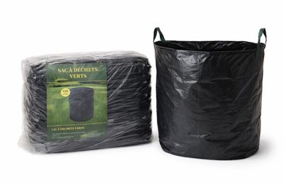 Lot de 15 sacs à déchets de 120 litres chacun