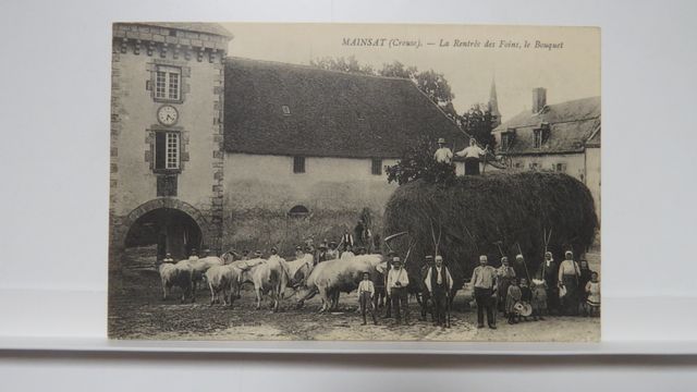 Mainsat : La rentrée des Foins. Le Bouquet. État superbe. Carte r...
