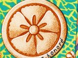 a picture of a close up of a tie with a flower on it