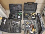 many tools in a case sitting on the floor