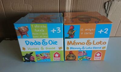 Lot de 2 jeux HOUSE OF TOYS composé de: 1 Jeu de société DAD…