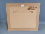 a cardboard box with a picture of a fish on it