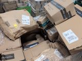a pile of boxes that are stacked on top of each other