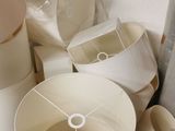 a lot of cups that are sitting on a table