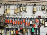 a picture of a garage with a lot of tools hanging on the wall