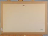 a picture of an easel with a painting on it