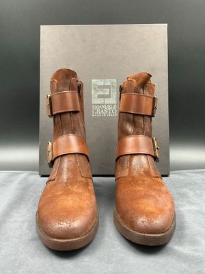 EMANUELE CASTRO, Taille 36, modèle 2113, bottines en suède m…
