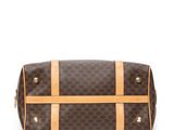 louis vuitton monogram coated canvas and leather travel bag