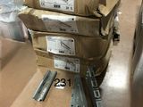 boxes stacked on top of each other in a warehouse