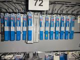 a lot of blue tools on display in a store