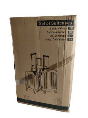 3 valises de voyages rouge (GM/MM/PM), sans marque apparente…