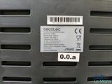 a close up of a label on the side of a machine
