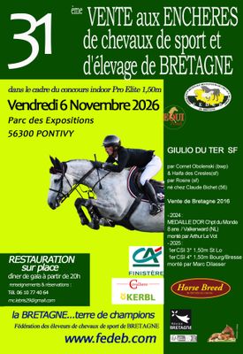 a poster advertising the event of the horse show