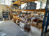 a large room with lots of boxes and boxes on the shelves
