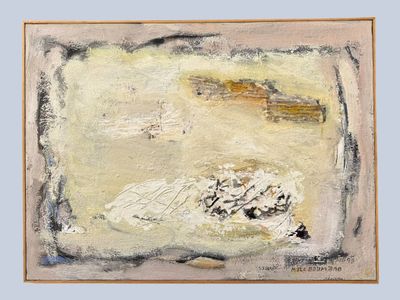an image of a painting of a painting of a bird on a beach