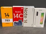 trois cartons de Redmi Note 4 et un carton de Samsung Note 4