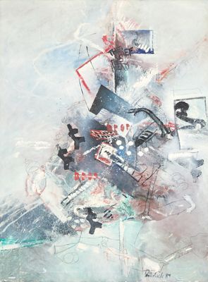 Pontus Carle (né en 1955) The Chief this head 1989 Acrylique…