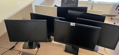 6 ECRANS HP NON TESTES EN L'ETAT LOT SITUE AU 3EME ETAGE