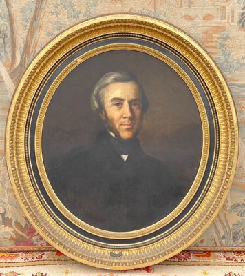 Ecole Française du XIXème siècle - Portrait d'homme - Peintu…