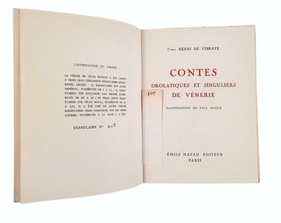 un livre ouvert sur fond blanc, avec un titre en rouge et noir