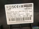 a close up of a label on the back of a machine