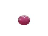 raspberry pink oval cabocht, 8x8 mm