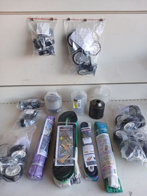 a lot of different items that are on the counter