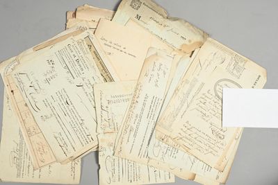 ROULAGE & TRANSPORT. Environ 175 documents, XVIIIe-XIXe.