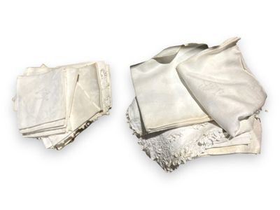 deux morceaux de tissu pliés l'un sur l'autre