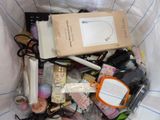 a bag full of assorted items that are in the bag